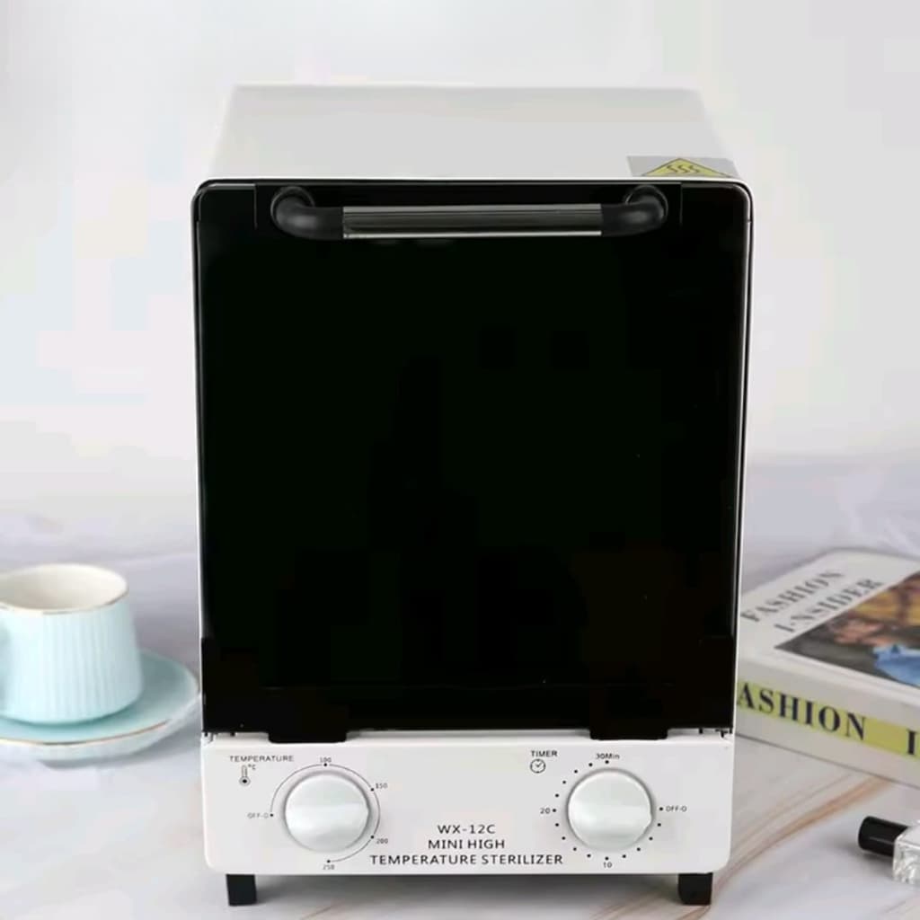 Estufa Esterilizadora Profissional 12L Manicure 250ºC 1000W Sanitizing Box 110v/220v
