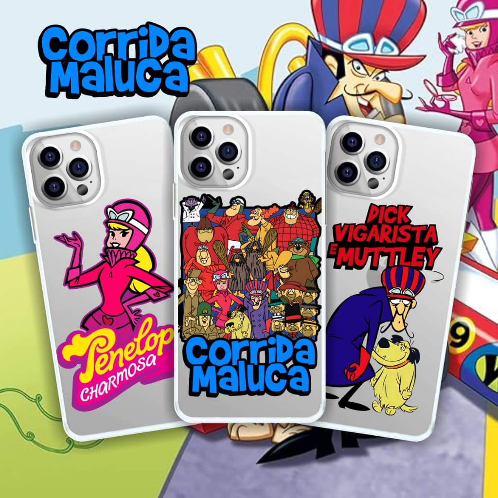 Capa de Celular Corrida Maluca Desenho Personalizada Capinha de Celular