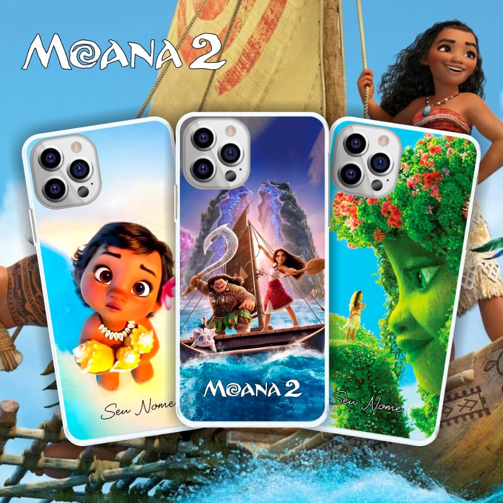 Capa de Celular Moana 2 Moana Filme Personalizada Capinha de Celular