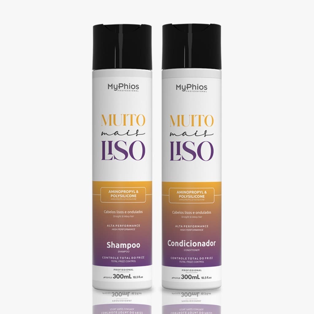 Kit Hair Care MyPhios: Shampoo + Condicionador Hidratante 300ml - Muito Mais Liso