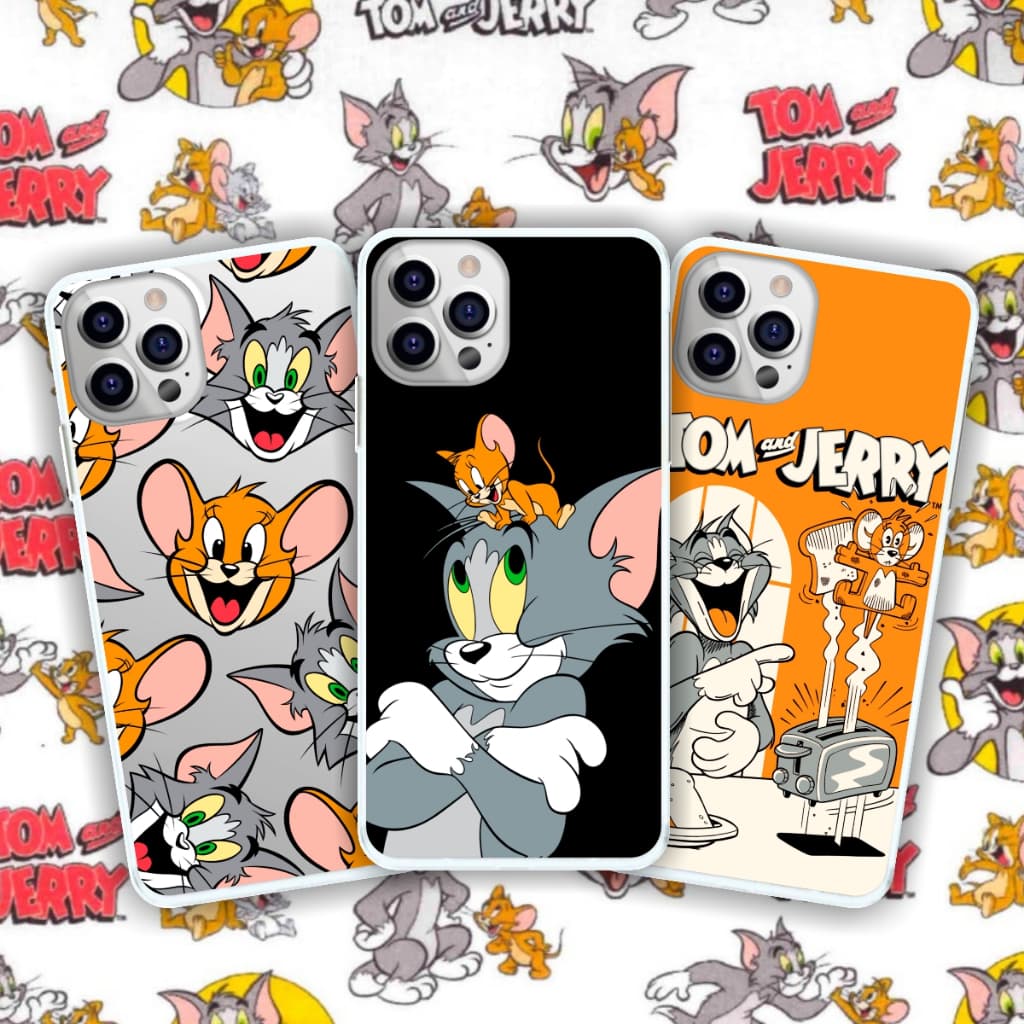 Capa de Celular Tom e Jerry Desenho Animado Personalizada Capinha de Celular
