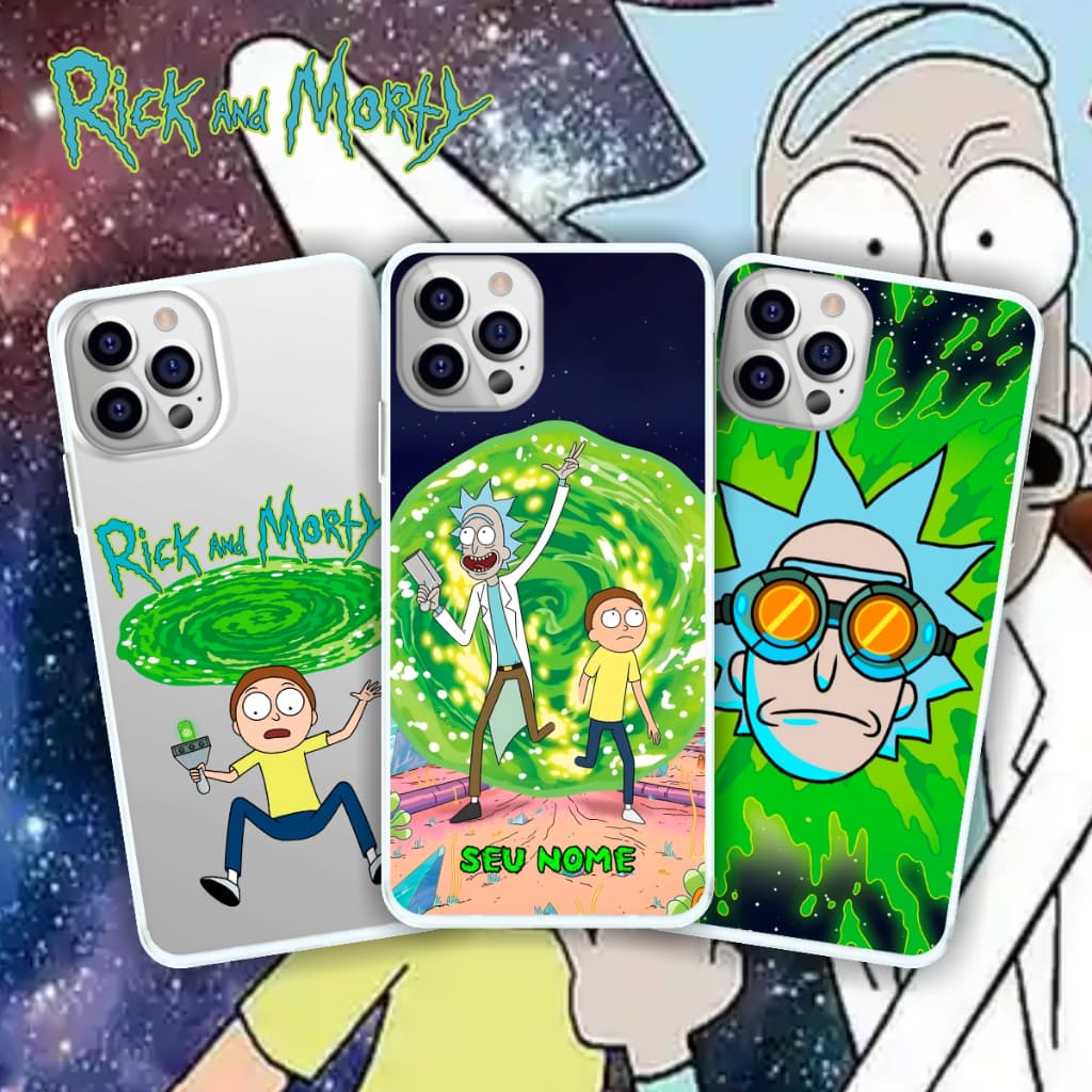 Capa de Celular Série Rick and Morty Personalizada Capinha de Celular