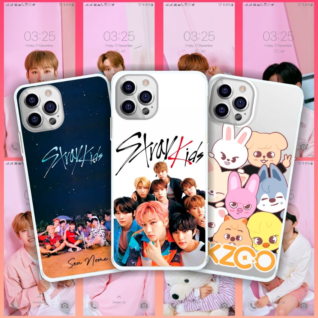Capa de Celular Stray Kids banda pop Personalizada Capinha de Celular