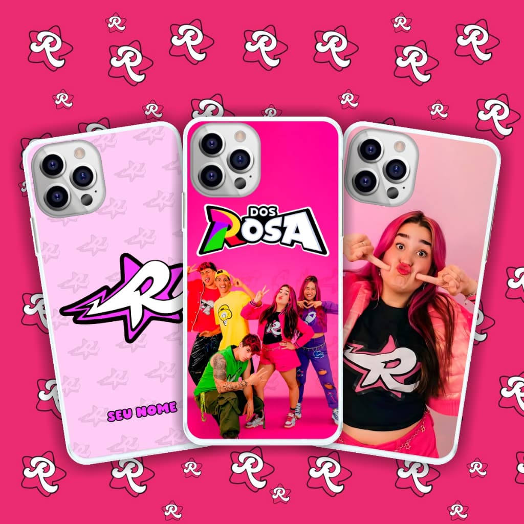 Capa de Celular Emilly Vick dos Rosa Personalizada Capinha de Celular