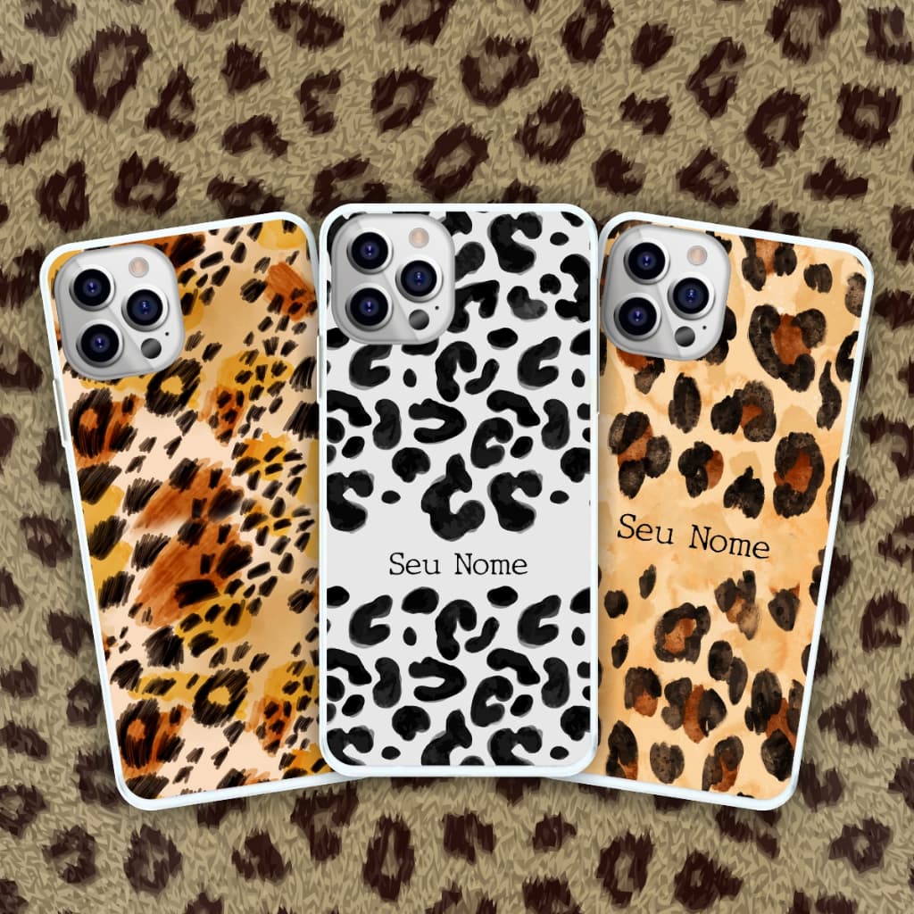 Capa de Celular Estampa de Animais animais Personalizada Capinha de Celular