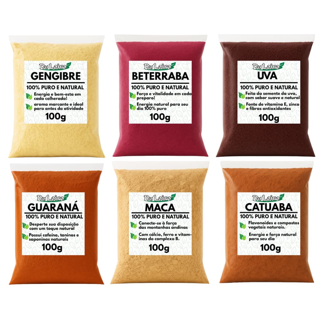 SUPER ENERGÉTICO 100% NATURAL + 100g Psyllium Grátis – Pré-Treino Natural e Saúde Intestinal