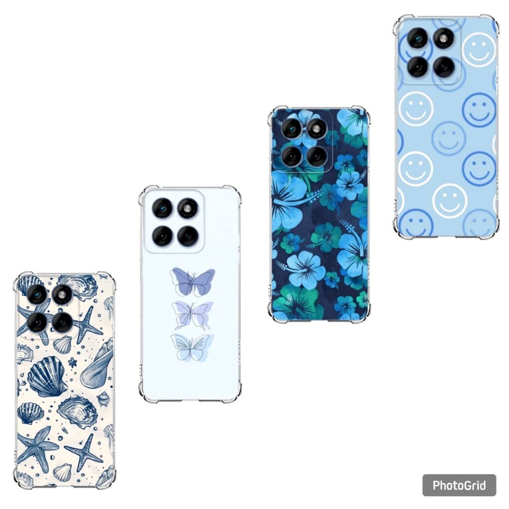 Capa Capinha HEX para Edge 60/ 60 Fusion / 60 Neo , Desenhos Variados Capinha Case BLUE