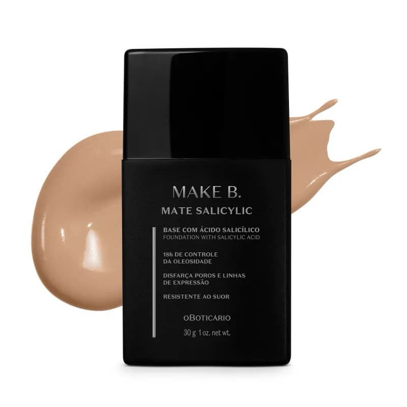 Base Líquida Make B. Mate Salicylic 30g Cores O Boticário