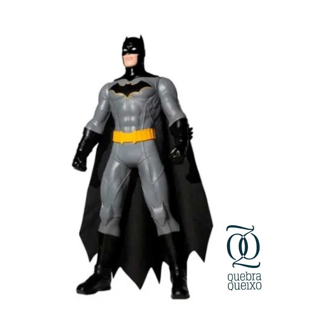 Boneco Batman 45cm Rosita Super-Herói Articulado Liga da Justiça