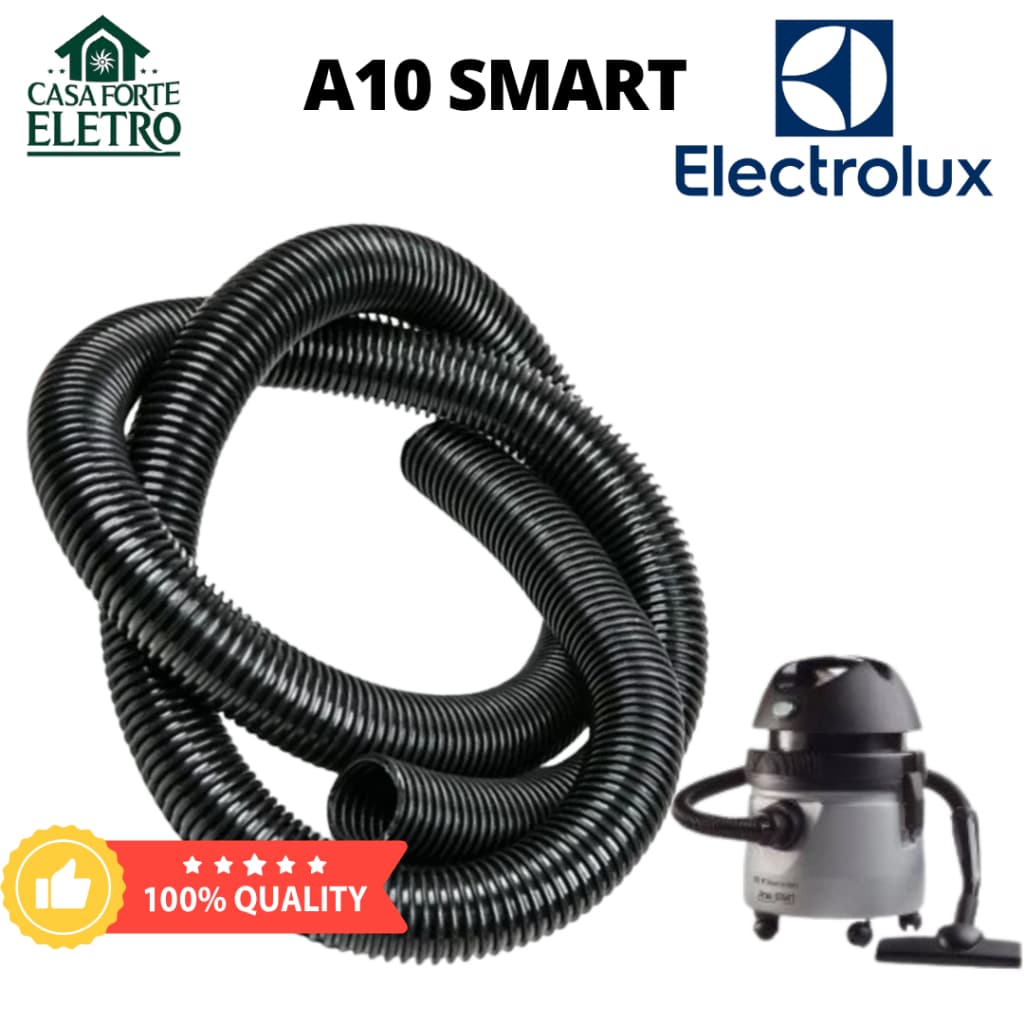 Mangueira p/ Aspirador 2 Metros 32mm – Preta Compatível com Electrolux A10 Smart e Modelos 32mm