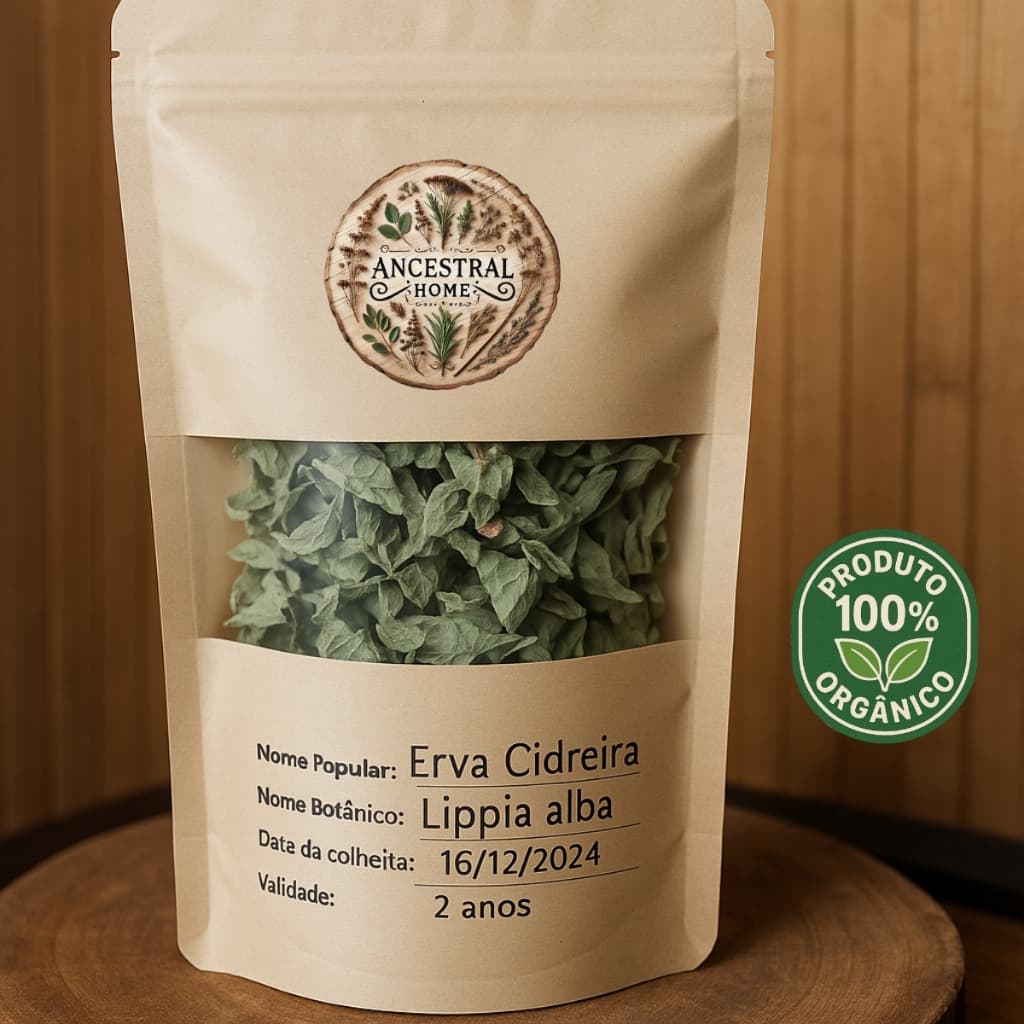 Chá de Erva Cidreira Orgânico - Lippia alba 10g