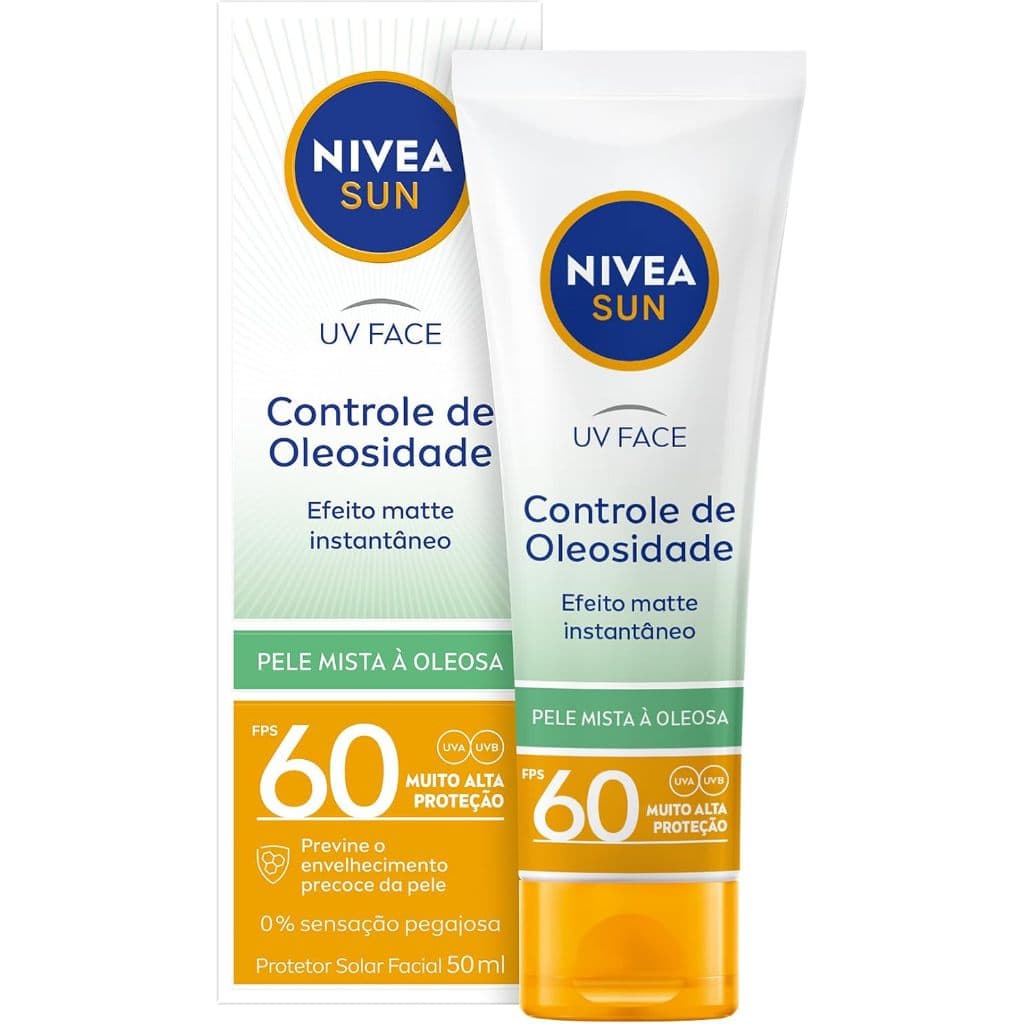 Protetor Solar Nivea Sun Beauty Expert Facial Fps60 - 50ml VALIDADE PRÓXIMA