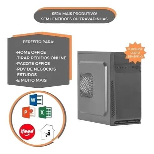 Pc Computador Cpu Intel Core I3 2a Ger. Hd 500 Gb 4gb Ddr3