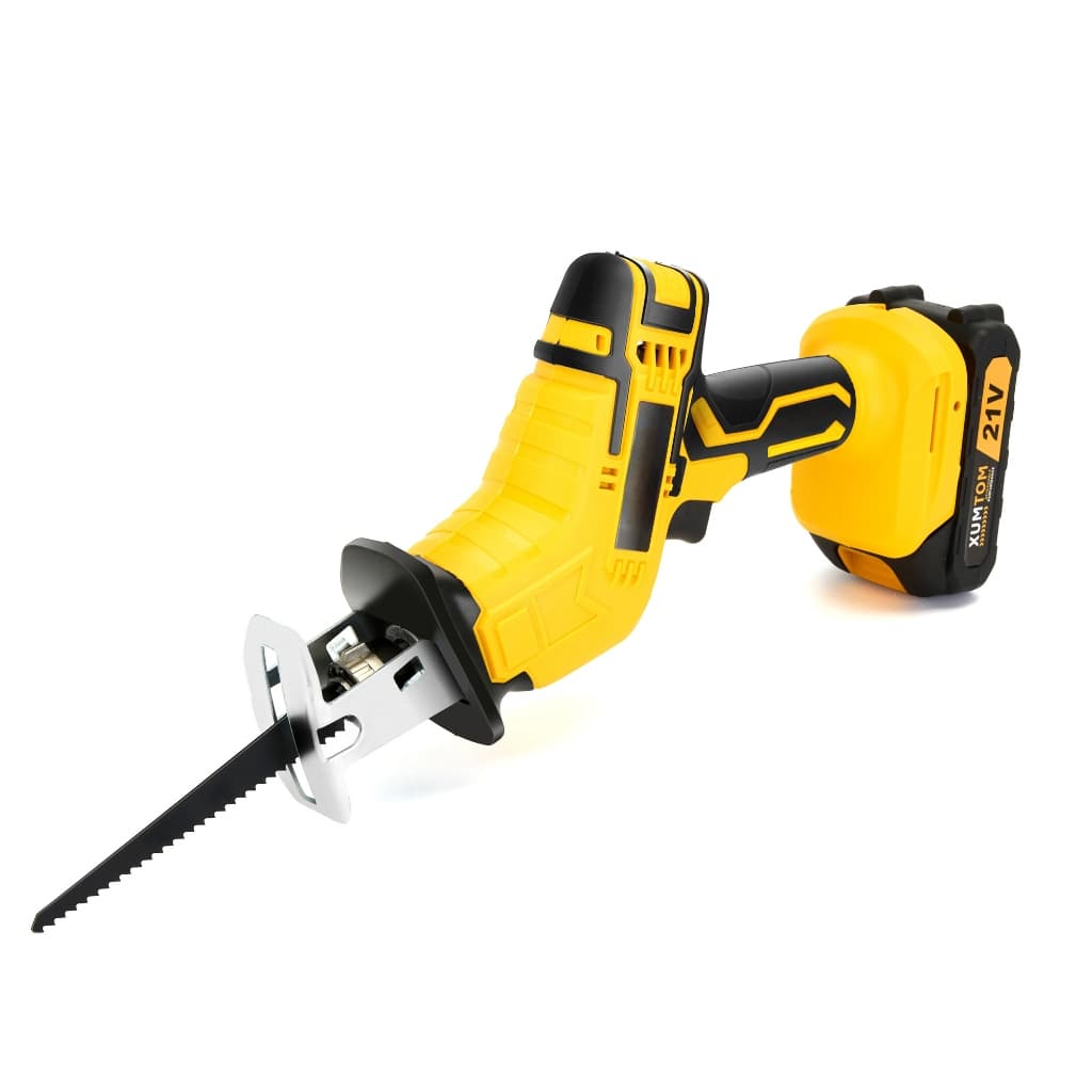 Serra Sabre Portátil Profissional C/2 Baterias de Lítio e Maleta 21V Corte Fácil Carne,Ossos,Ramos