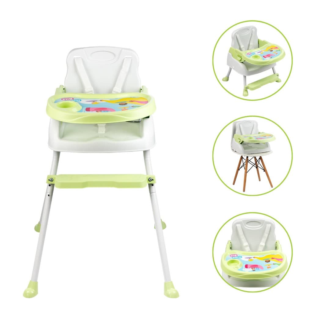 Cadeirinha para Alimentação Bebês 3 em 1 Styll Baby Bebê Portátil Carros Princesas Mundo Bita