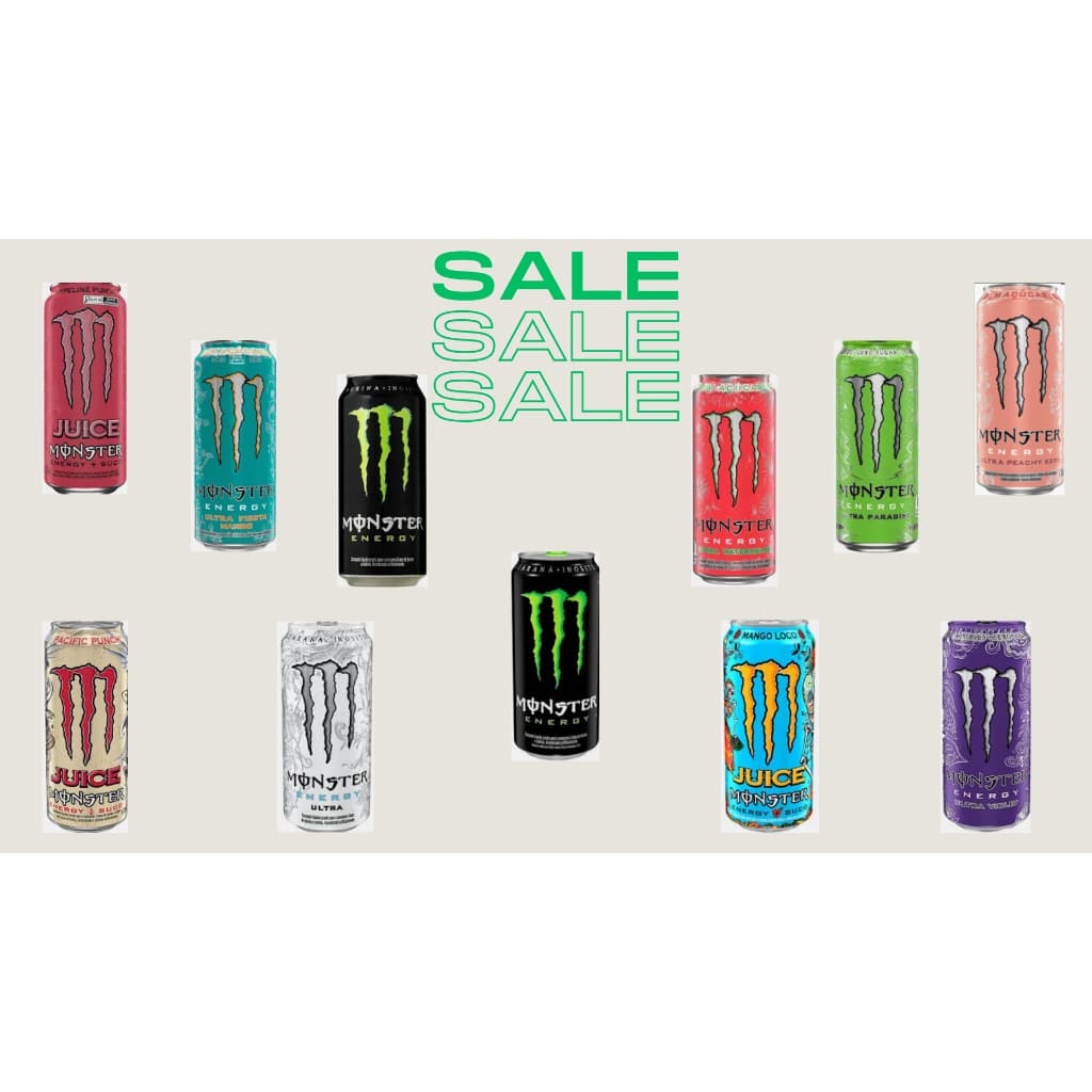 6 Energetico Monster varios sabores lata 473 ML!!!