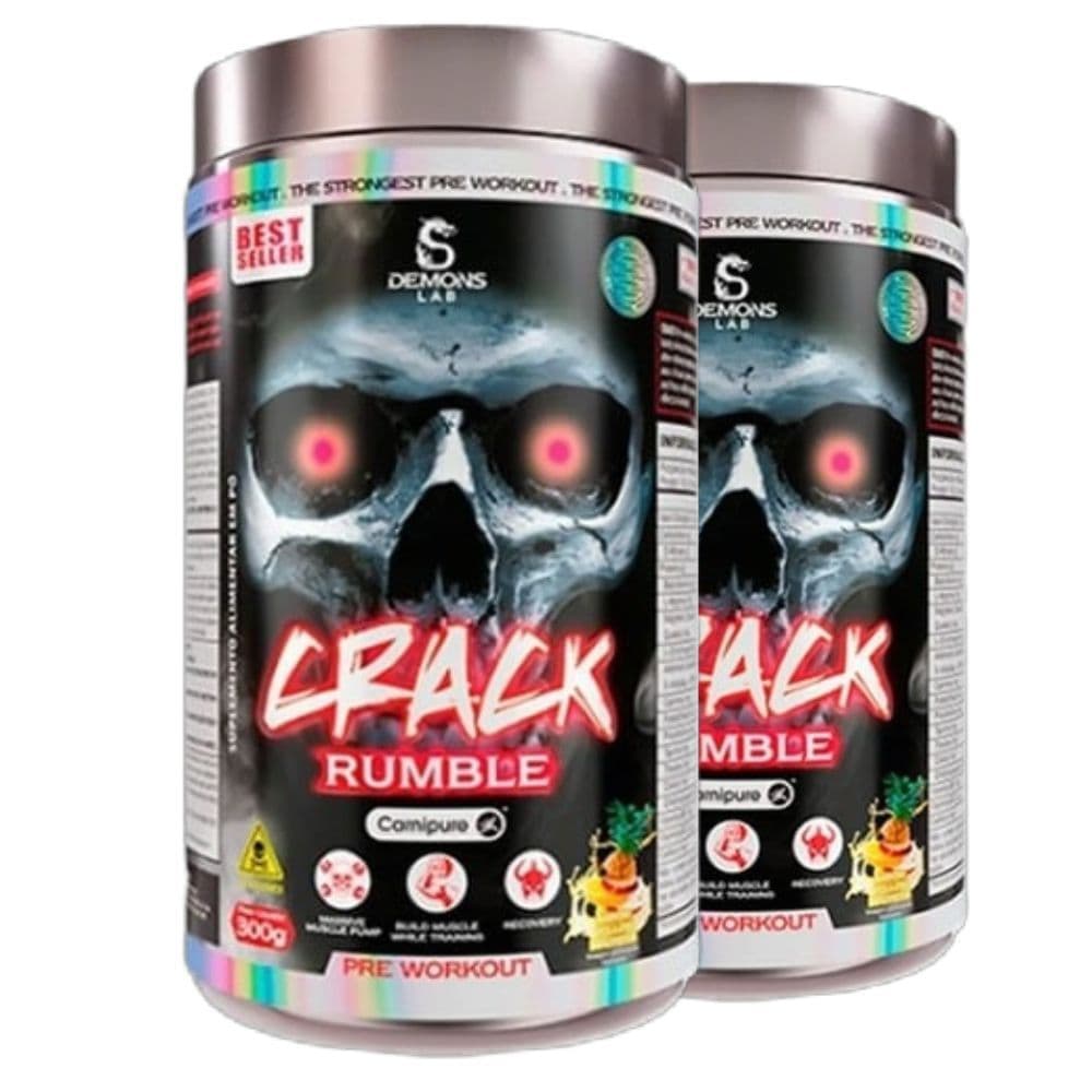 Kit 2x Pre Treino Crack Yellow Madness 300g - Demons Lab