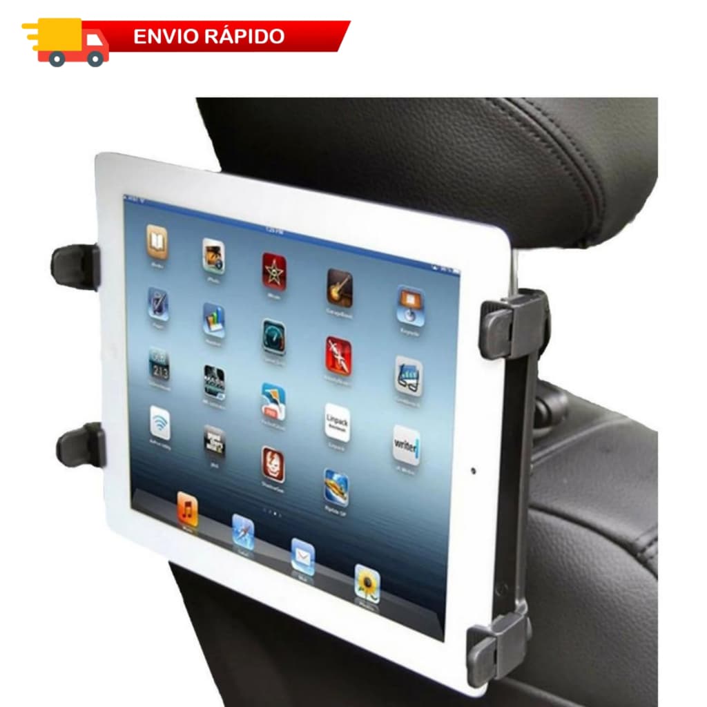 Adaptador Veicular Tablet Ipad Encosto Banco Suporte Traseiro Carro Crianca Tablet Celular Tela 7 A 11