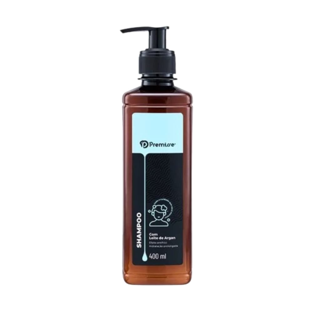 Shampoo Premisse 400ml Cabelo Liso Cacheado Efeito Antifrizz Hidratante Hidratação Perfume