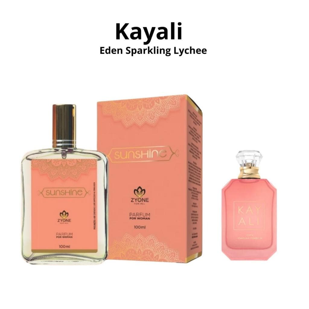 Perfume Árabe Sunshine Feminino 25% de Essência Importada Parfum Zyone