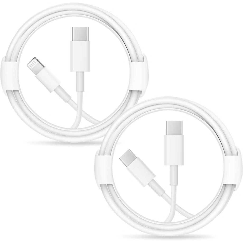 Cabo de Carregamento Rápido USB-C Lightning Para Iphone USB Tipo-C  1 2 Metros Turbo