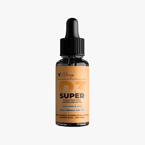 Super Vitamina D3 - 2.000ui por gota com TCM - 1 Unidade