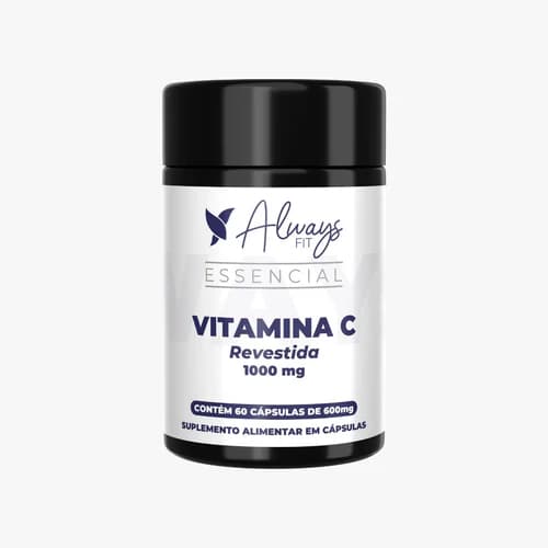 Vitamina C Revestida (Microencapsulada) - 1000mg - 60 Cápsulas - 1 Unidade