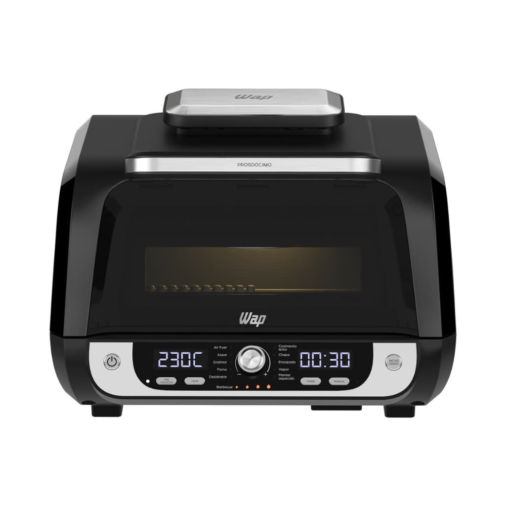 FRITADEIRA AIR FRYER BARBECUE DIGITAL 12 FUNÇÕES 220V WAP