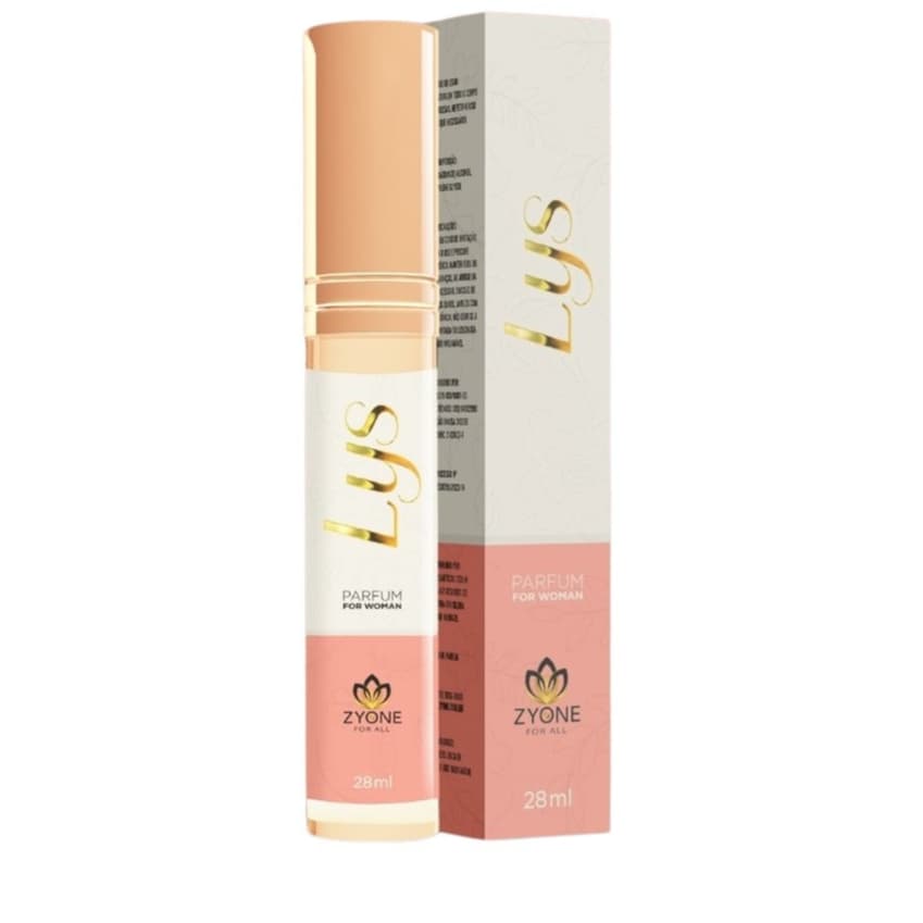 Perfume Feminino Lys Zyone Alta Fixação 25% de Essência Importada 28ml - Parfum - Lily