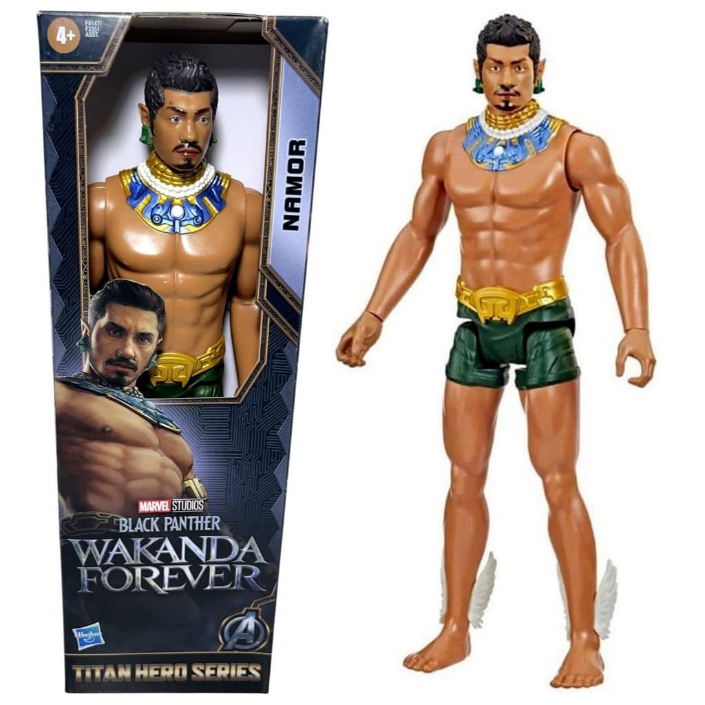 Boneco Colecionável Articulado Moreno Namor Governante De Talocan Pantera Negra Marvel - Hasbro