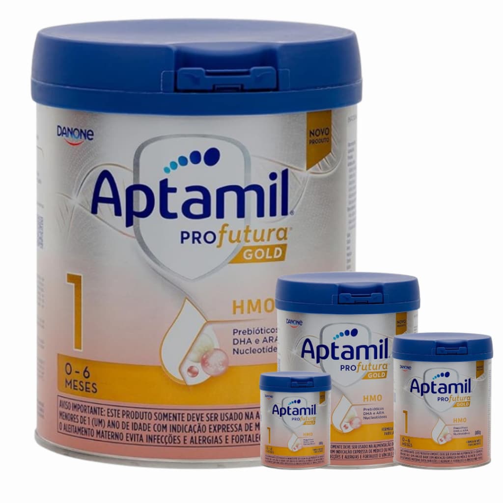 4 Latas - Aptamil PROFUTURA GOLD 1 - Fórmula infantil em pó -Danone 800 g