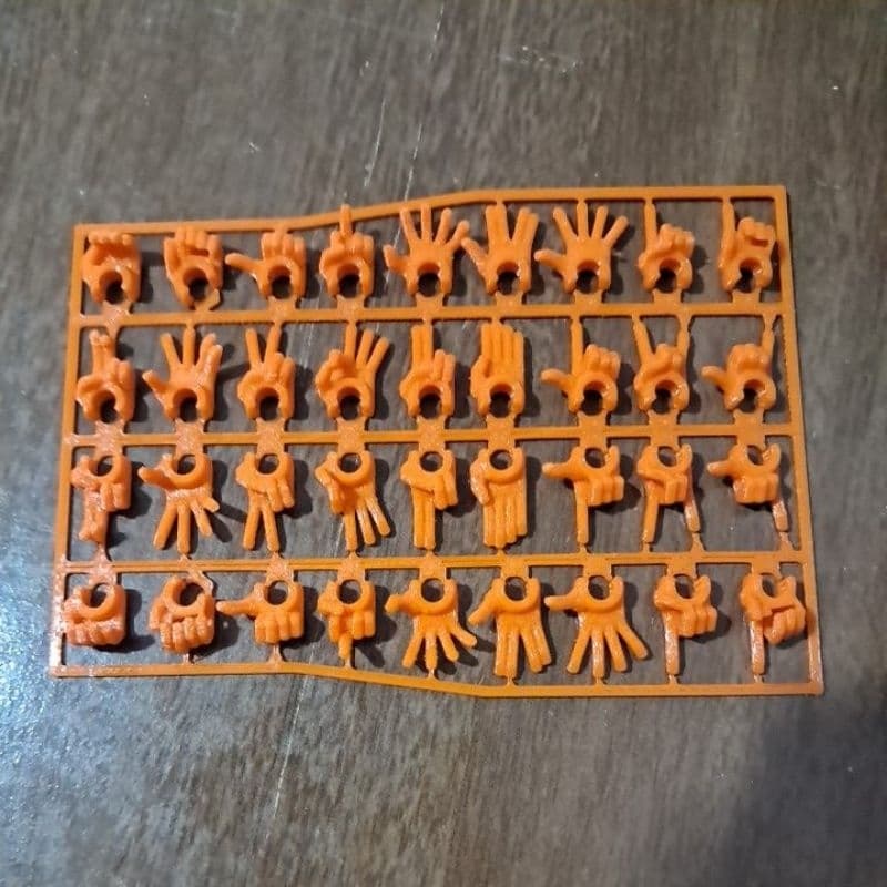 Dummy 13 - Kit 36 mãos para boneco articulado dummy 13