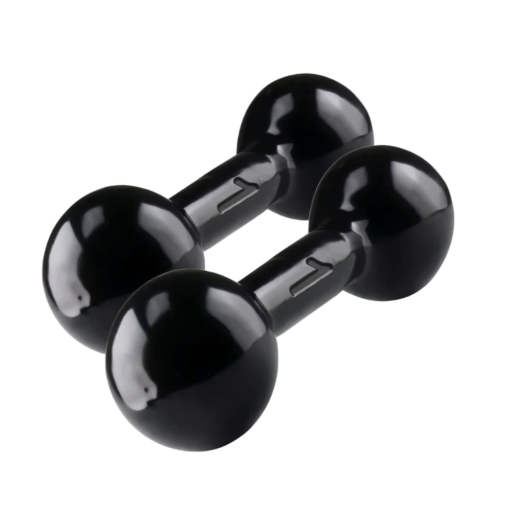Halter 1kg Peso Par Bola Emborrachado Exercício Ginástica Fisioterapia Academia - Par Halter