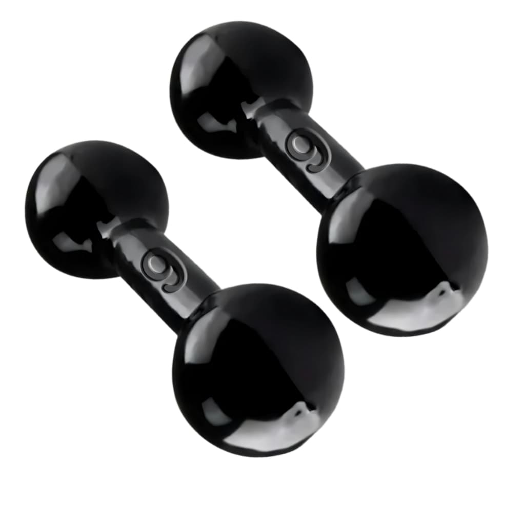 Halteres Bola Emborrachados 9kg (Par) – Para Academia, Treino e Fitness