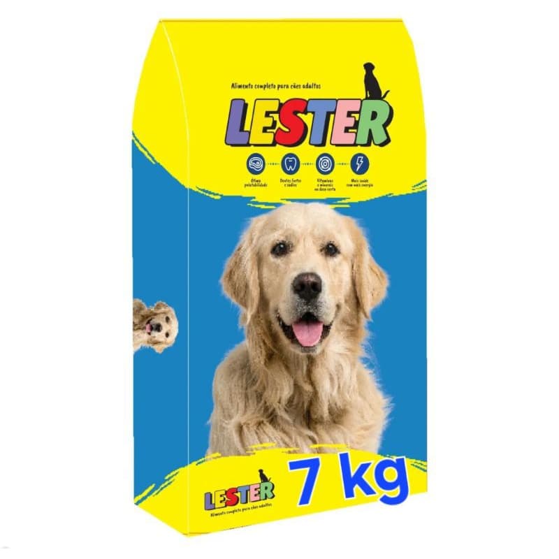 Raçao Para Cachorro Adulto Lester 7 kg