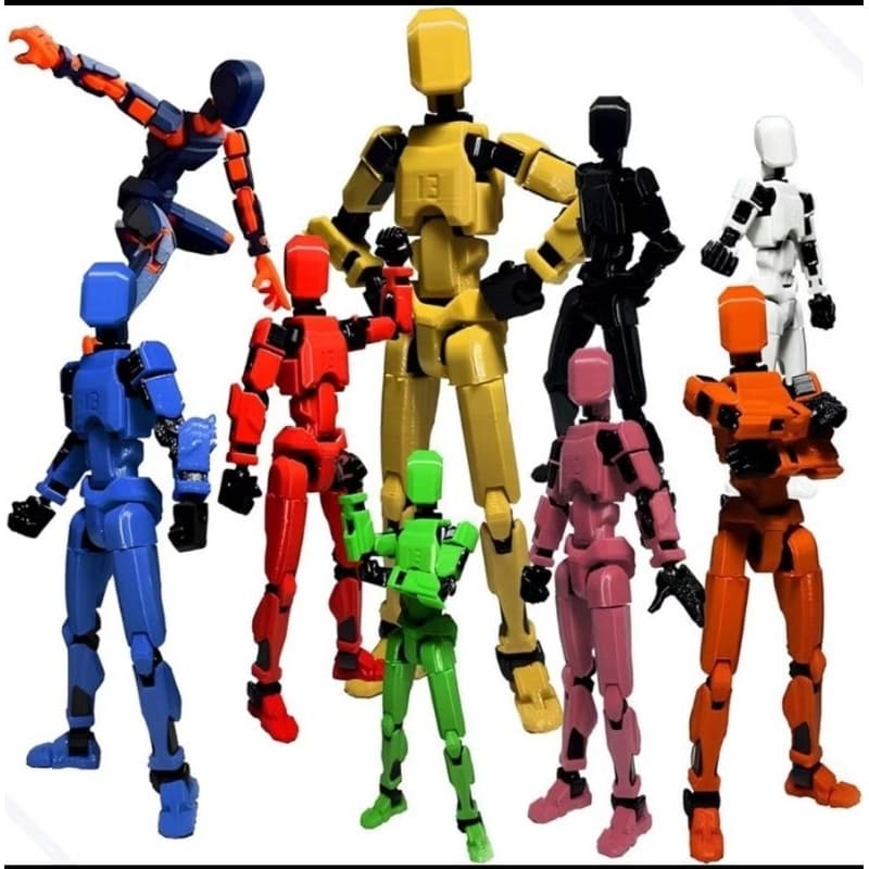 Boneco Articulado Dummy 13 - Acompanha 6 Arminhas de Brinde (BRINQUEDO PARA MONTAR) LEIA A DESCRIÇÃO!!!