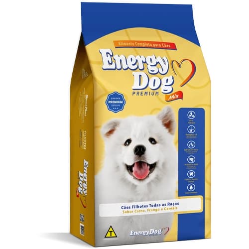 RAÇÃO Energy Dog Filhotes Premium 28 % – 10,1 kg | Crescimento & Imunidade- Oferta Limitada