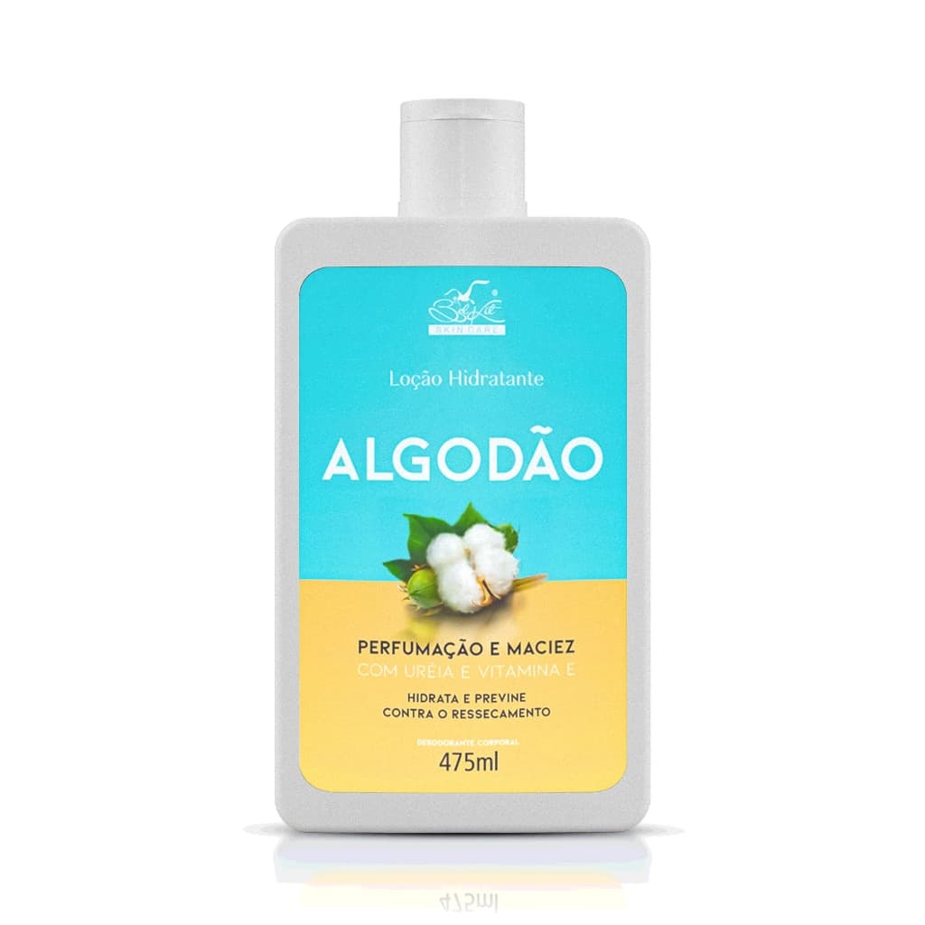 Loção Hidratante Desodorante Algodão 475ml Belkit