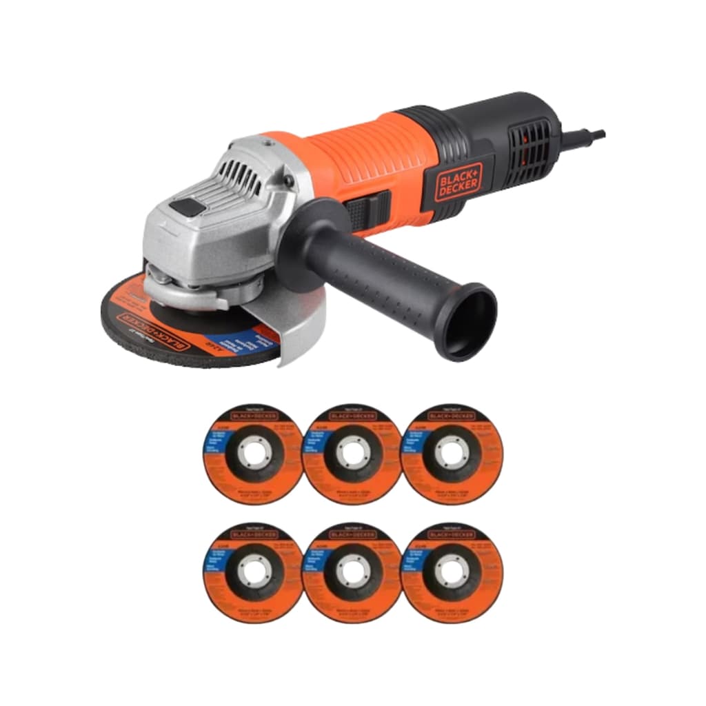 Esmerilhadeira 920w Com 6 Discos G720X 6 Discos Black & Decker