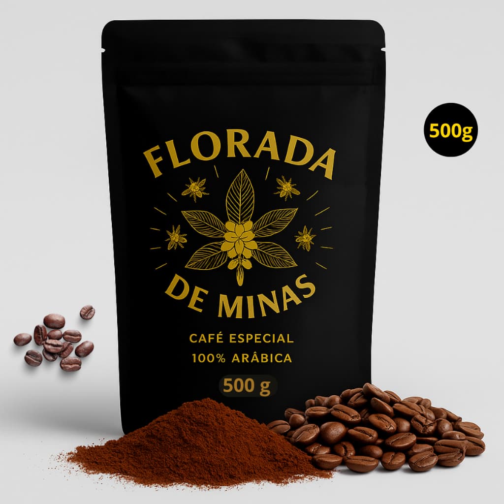 Café Especial em Grãos ou Moído 500g Torrado - 100% Arábica | Arara e Mundo Novo