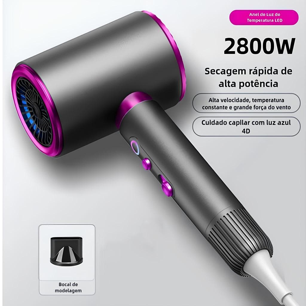 Secador De Cabelo Iónico Profissional De Alta Velocidade 110v Yis