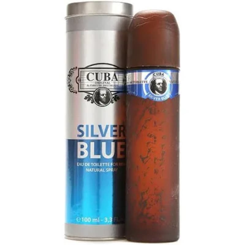 Perfume Cuba Silver Blue Masculino 100ml Original (Importado)