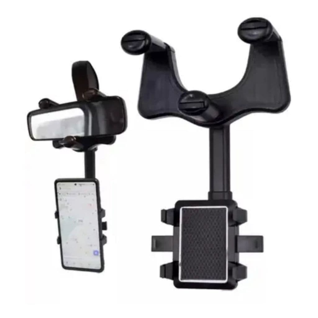 SUPORTE VEICULAR IT BLUE 360 GRAUS SUPORTE DE CELULAR PARA CARRO PRETO SUPORTE DE CARRO RETROVISOR