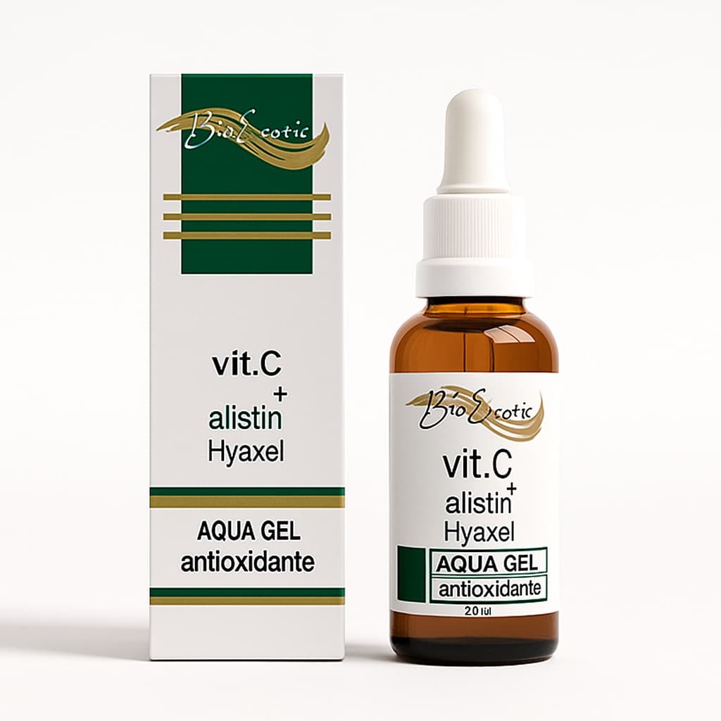 Aqua Gel Facial Vitamina C Anti-Idade Clareador Firmador Bioexotic 30ml