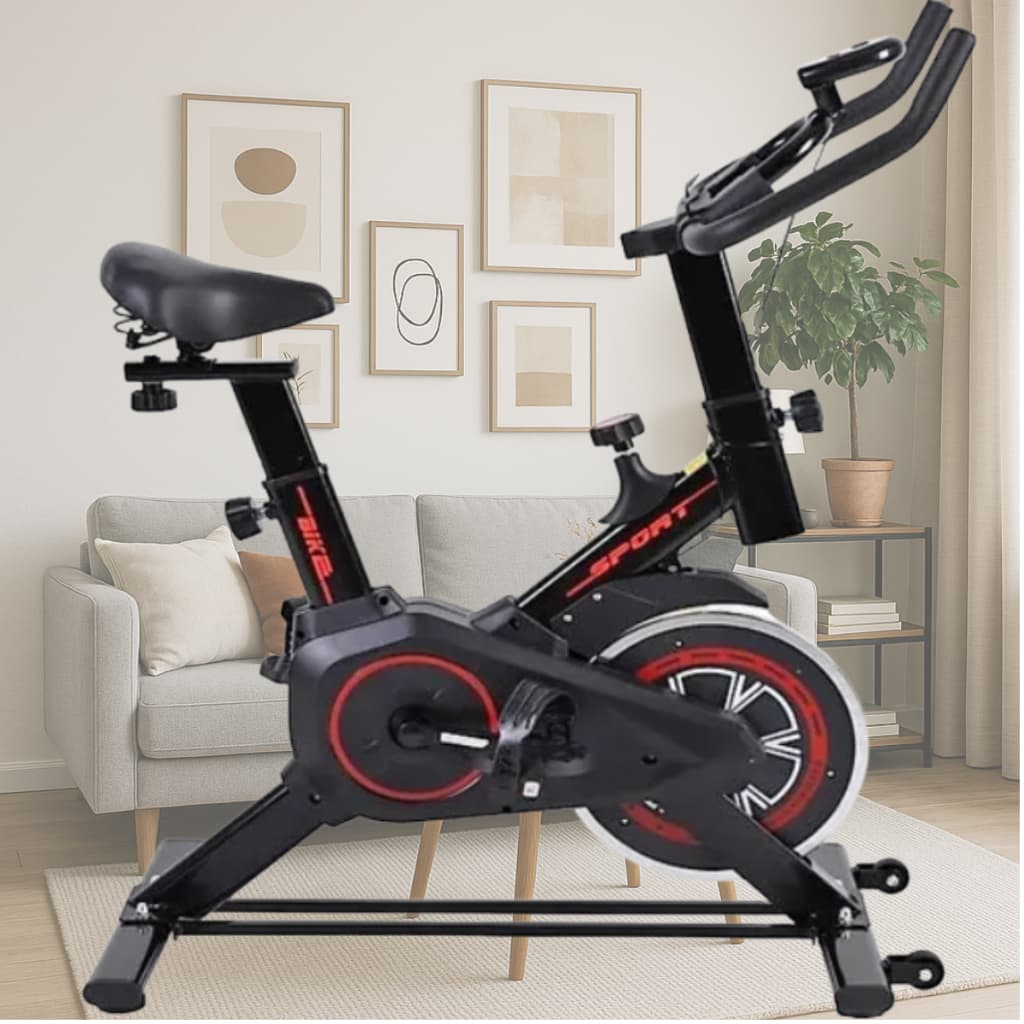 Bicicleta Ergométrica Spinning Profissional Bike Fitness Academia Roda Inércia 8 kg suporta 120kg