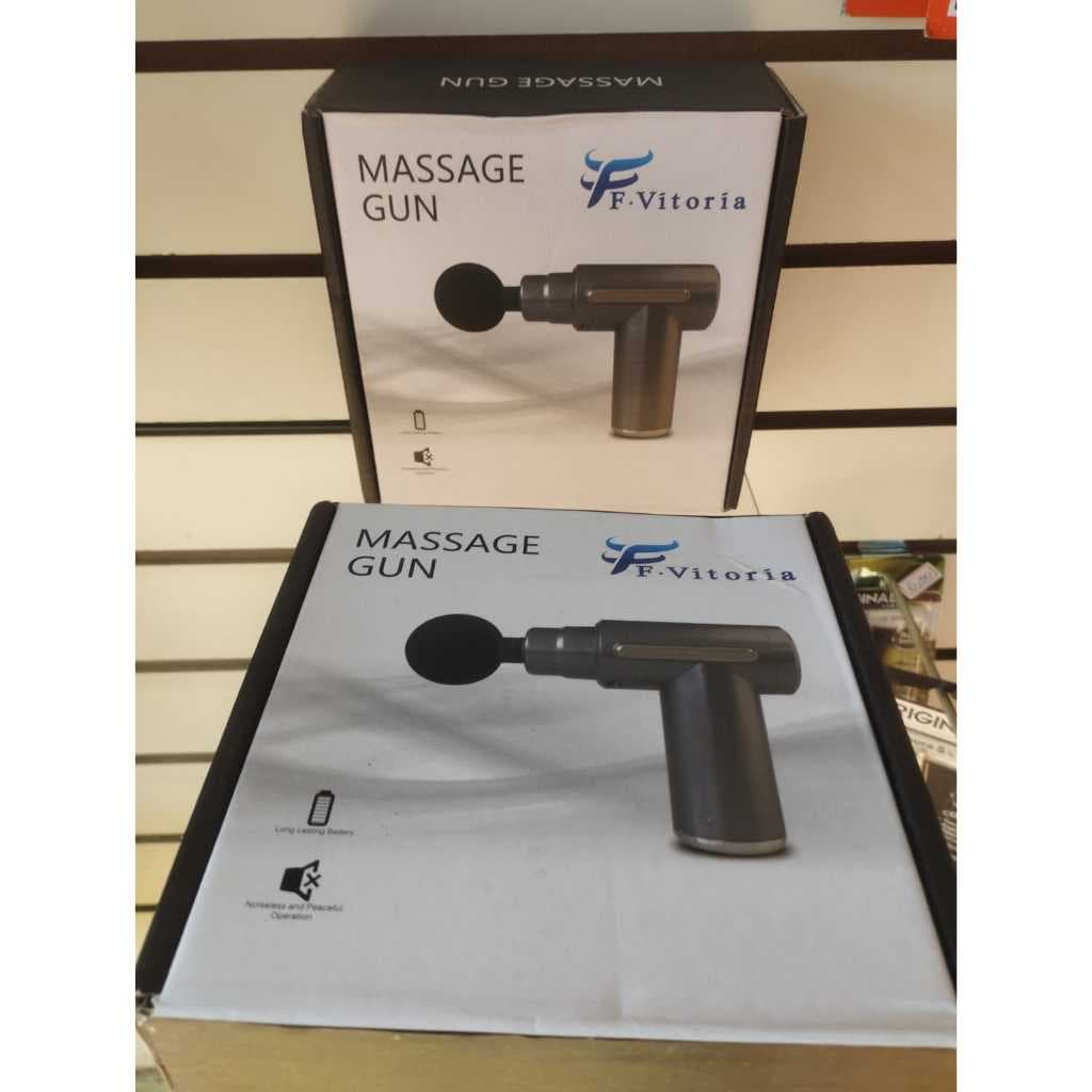 Pistola Massageadora Portátil Recarregável 4 Ponteiras Alívio Muscular Profissional