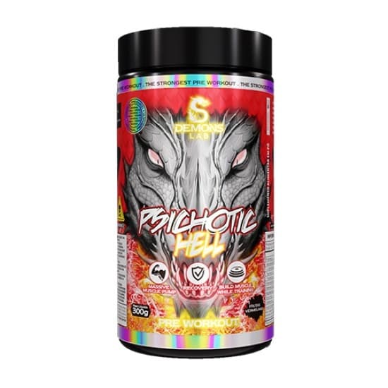 Pre Treino Psichotic Hell Frutas Vermelhas 300g - Demons Lab