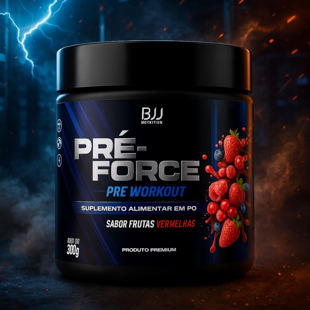 Pré-Force Bjj Nutrition • Suplemento Pré-Treino para Atletas de Combate