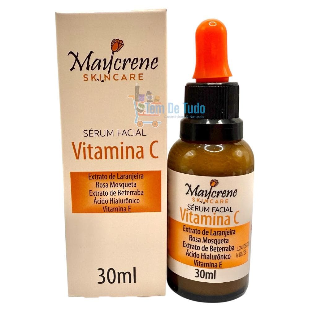 Sérum Vitamina C com Rosa Mosqueta e Hialurônico – Tratamento completo para sua pele!