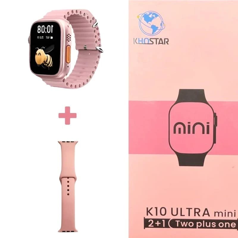 Lançamento Smartwatch Relógio Inteligente K10 Ultra Mini 41mm Duas Pulseiras Serie 9 Pulso Fino